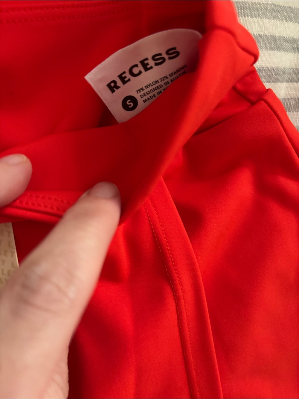 NWT Recess ๐พ smith skort in Poppy pickleball tennis mini skirt active skirt red - Picture 5 of 7